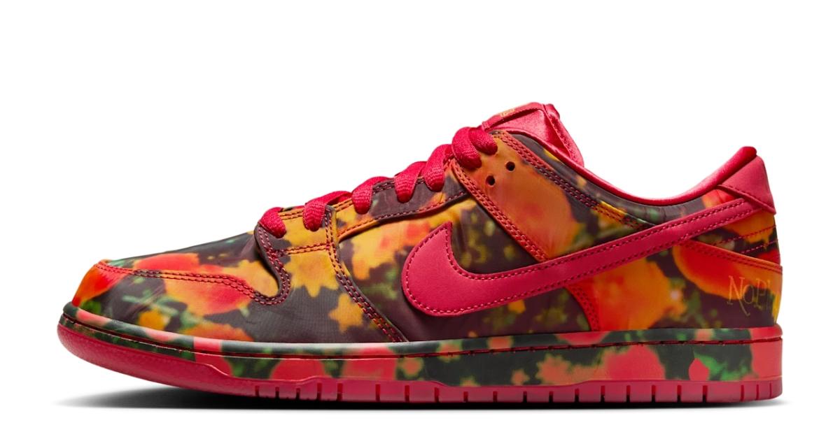 Nike SB Dunk Low The Wizard of Oz Poppy Field