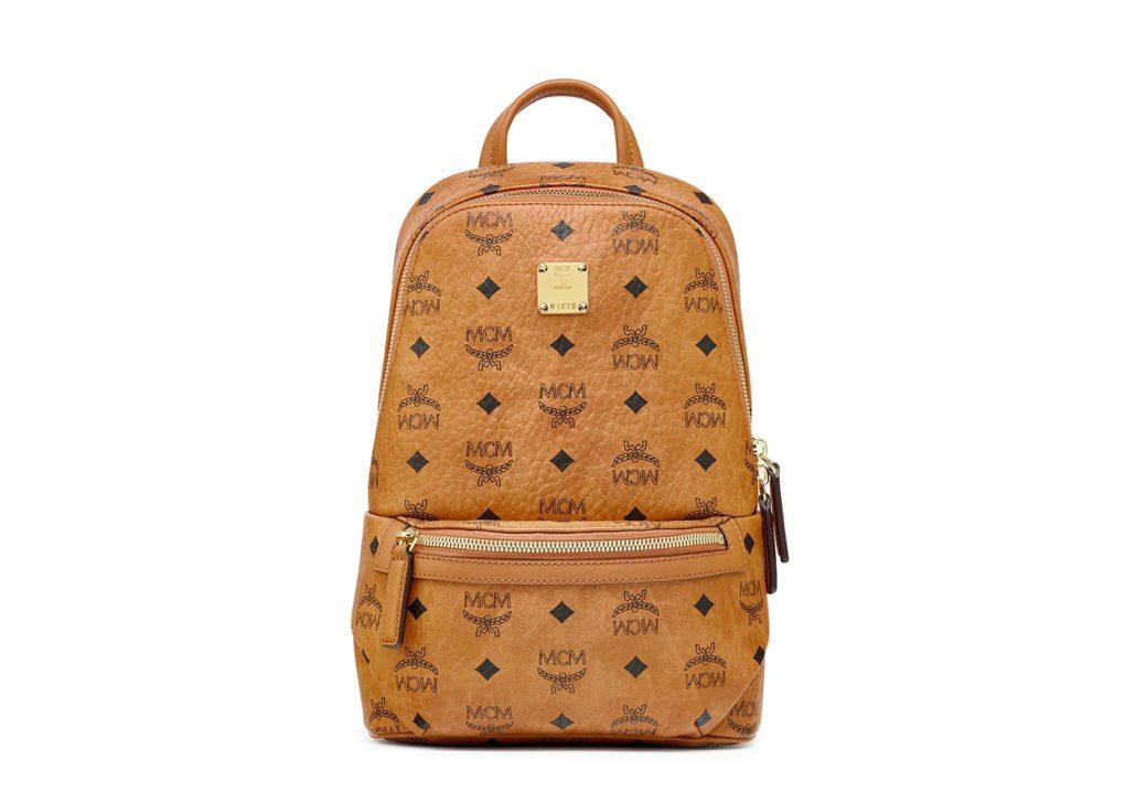 MCM Aren Sling Bag Visetos Cognac