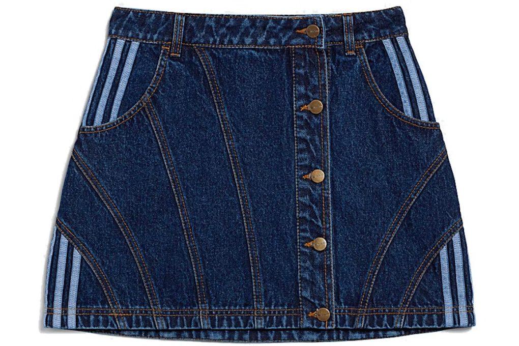 adidas Ivy Park Denim Skirt Dark Denim