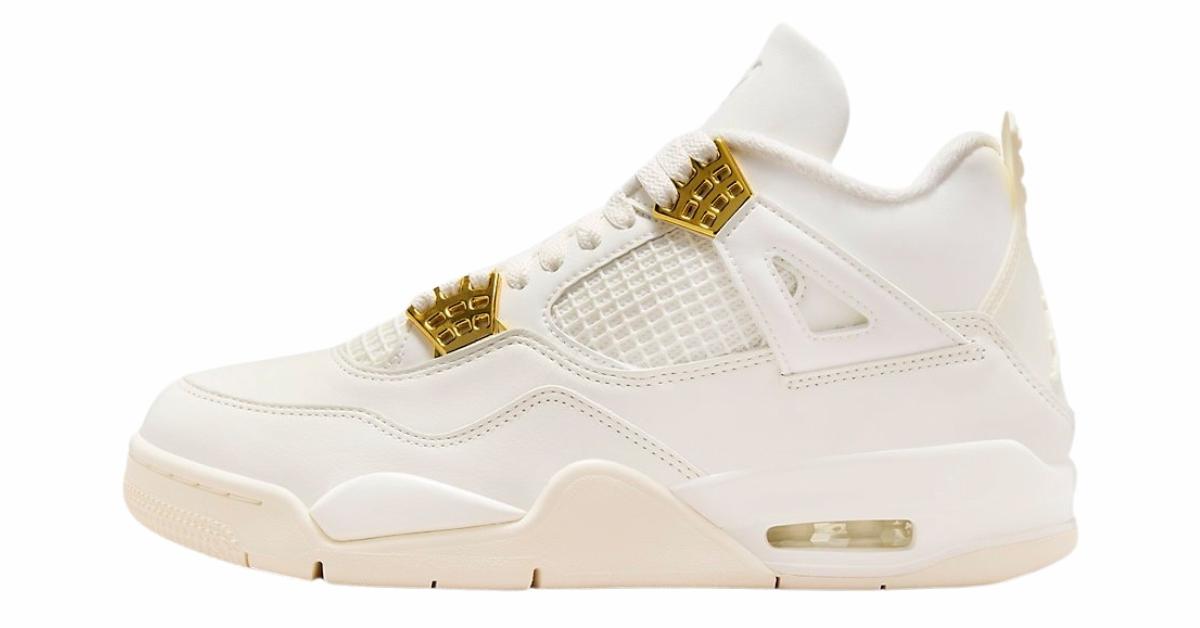 Jordan 4 Retro Metallic Gold (Women's)