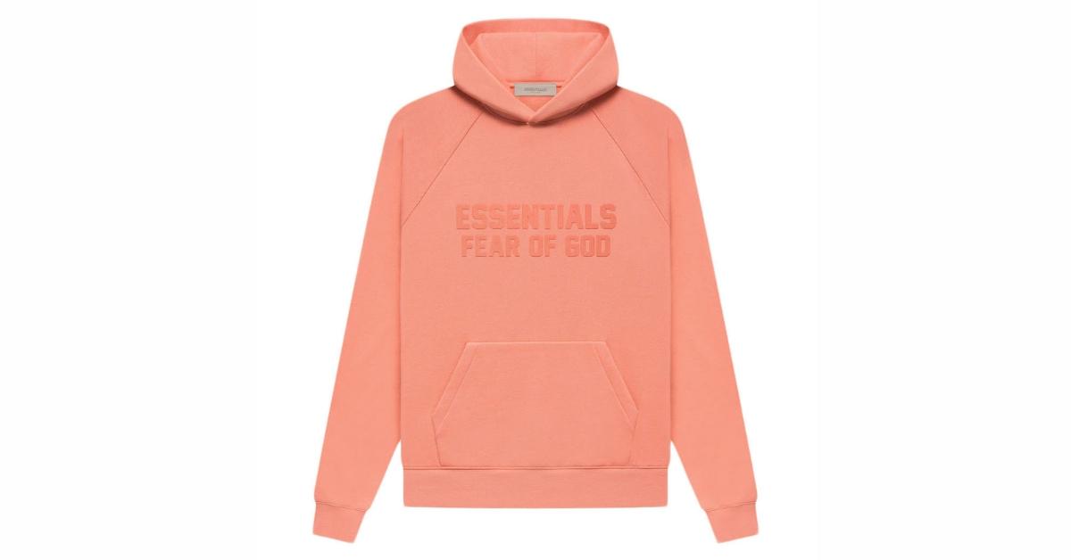 Fear of God Essentials Hoodie Coral