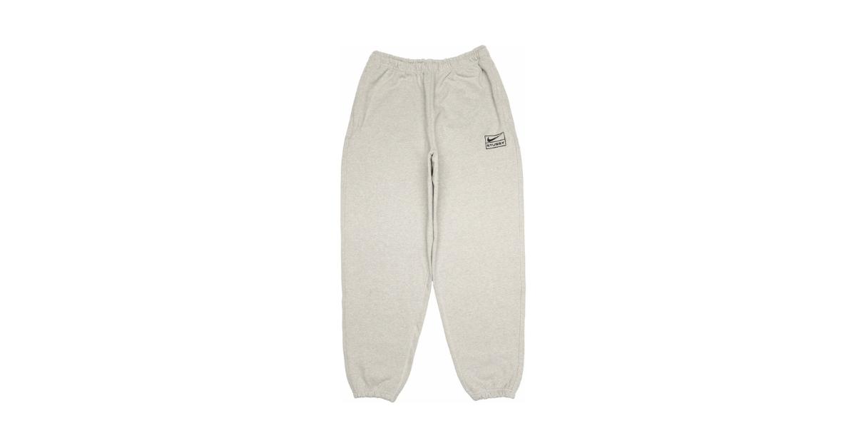 Stussy x Nike NRG BR Fleece Sweatpants (FW23) Grey Heather