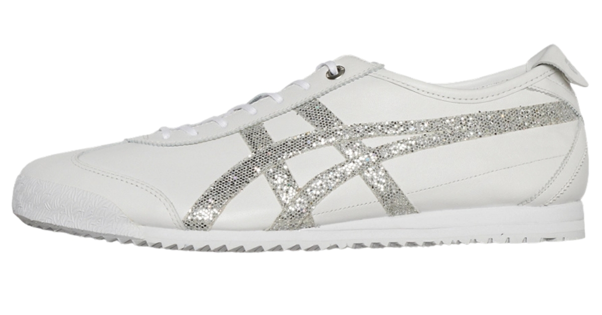 Ossloop Onitsuka Tiger Mexico 66 SD White Pure Silver Glitter