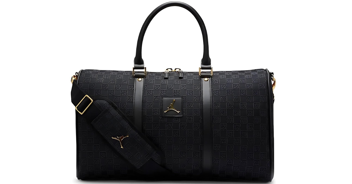 Jordan Monogram Duffle Bag Black