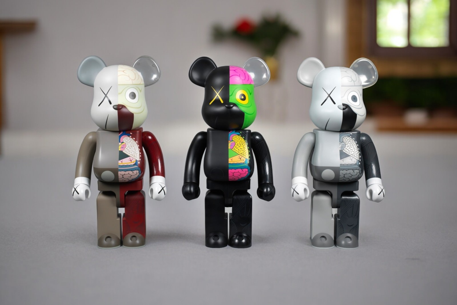 Ossloop Bearbrick x Bape Baby Milo Flocky Ver. 100% & 400% Set