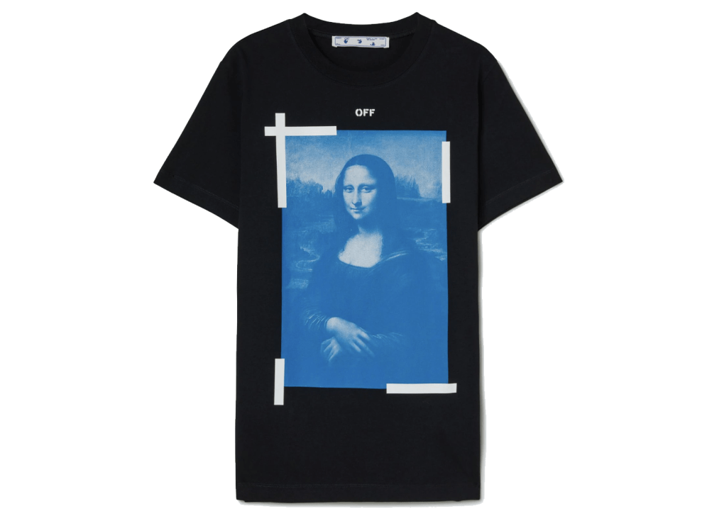 Off-White Mona Lisa Slim Fit T-shirt Black - Ossloop