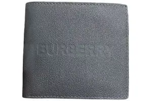 Burberry Check (7 slot) Card Case Dark Birch Brown in E-canvas/Leather - US