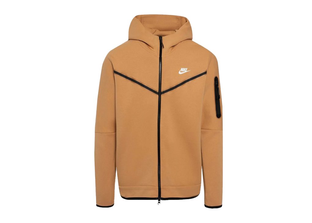 Nike Tech Fleece Full Zip Hoodie Elemental Gold/Sail - Ossloop