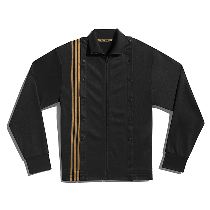 adidas Ivy Park 3-Stripes Track Jacket (Gender Neutral) Black - Ossloop