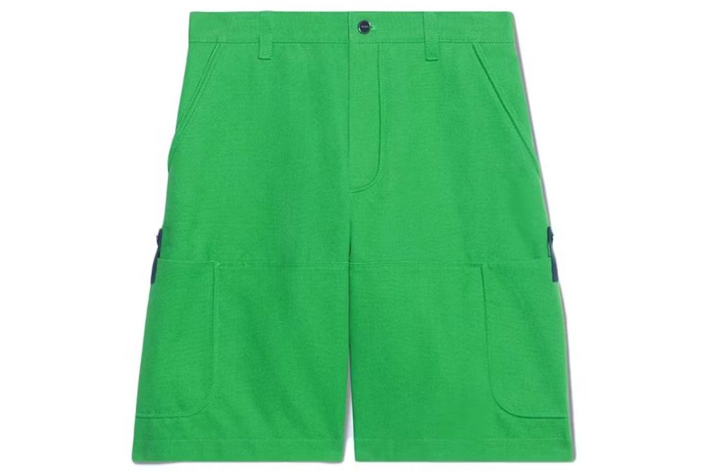 Jacquemus Le Short Giardino Workwear Bermuda Shorts Green - Ossloop