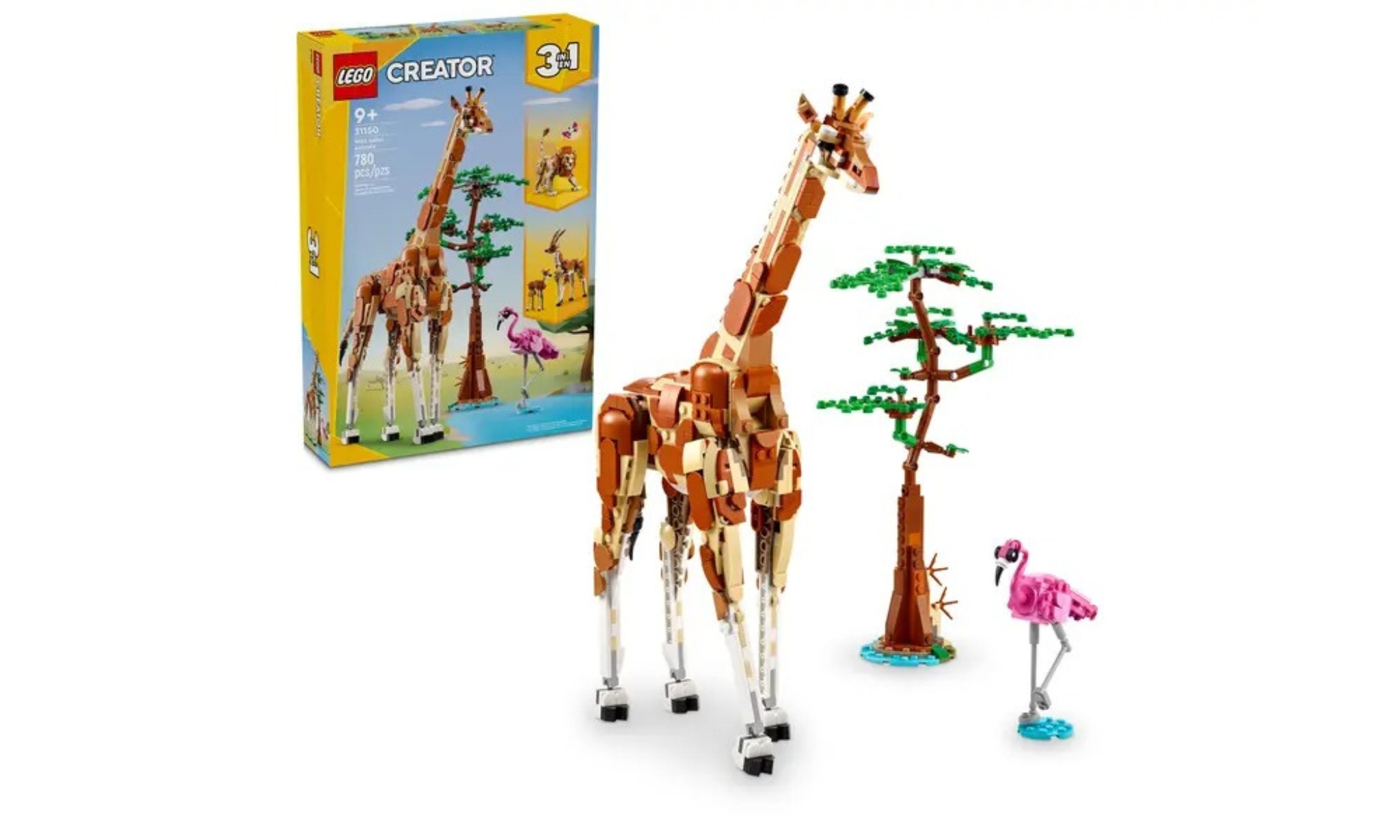 LEGO Creator 3in1 Wild Safari Animals Set 31150 - Ossloop