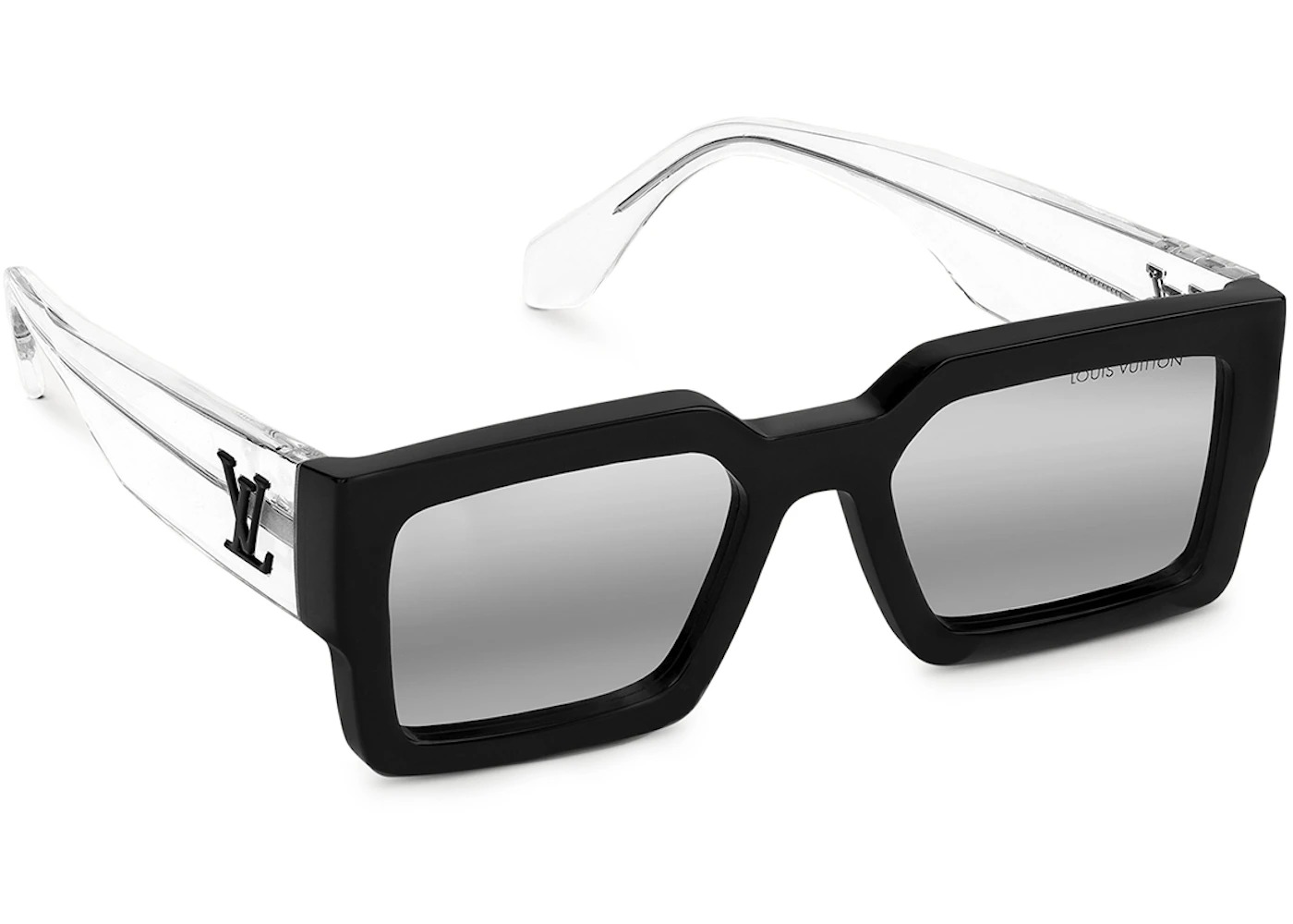 Louis Vuitton LV Clash Square Sunglasses Black/Crystal/Mirror Lenses (Z1580E/W)