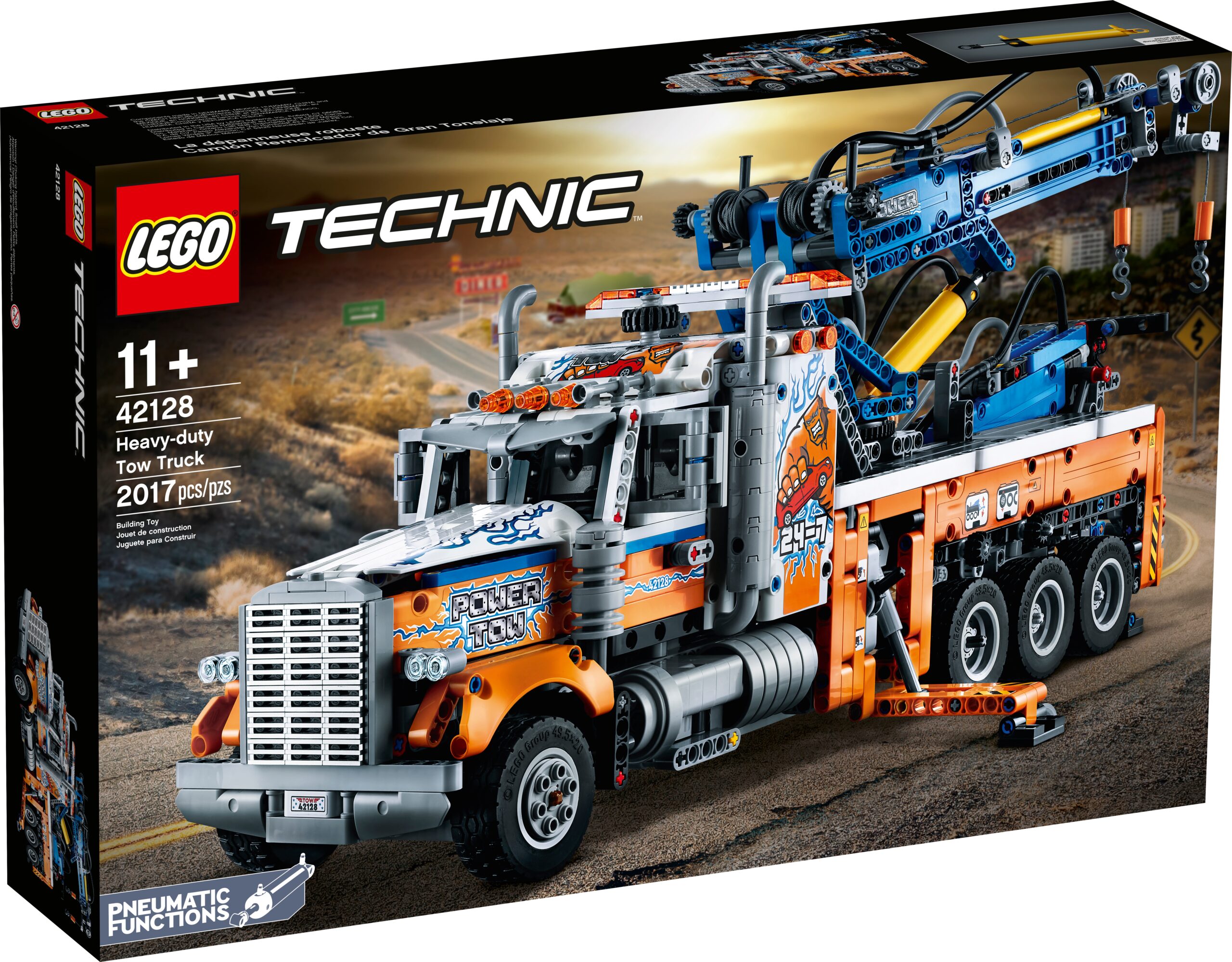 LEGO Technic Heavy-Duty Tow Truck Set 42128